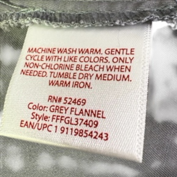 NWT Faded Glory Snap Front Drawstring Waist Tabbed Sleeve Gray Jacket Size L - Picture 8 of 11